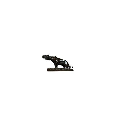 Georges Gardet - (1863-1939)+ Bronze, Der Panther auf der Lauer