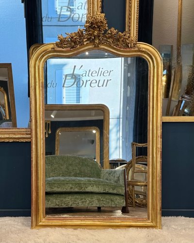 Louis Philippe mirror with pediment Ref. 613/ 100x162