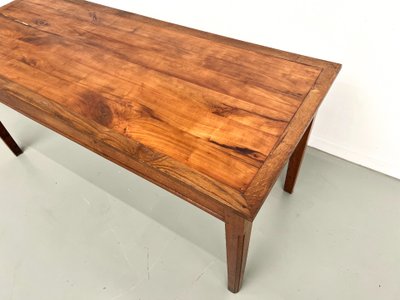 Fully restored 1950s oak and cherry table