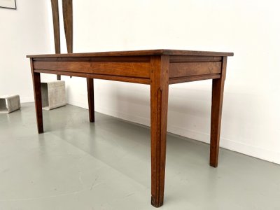 Fully restored 1950s oak and cherry table