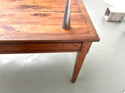 Fully restored 1950s oak and cherry table