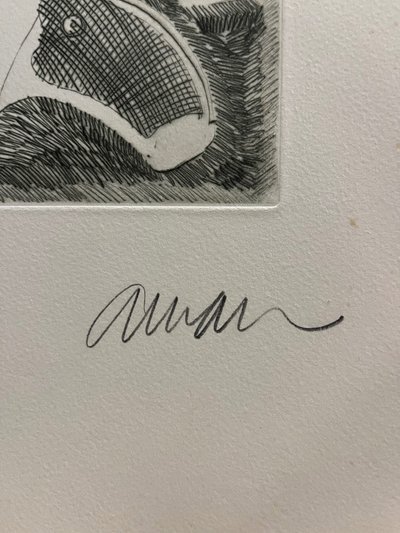 Gravure signé - Arman - Western accumulation - France - XX ème