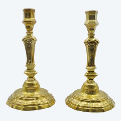 Pair of torches, 18th century.