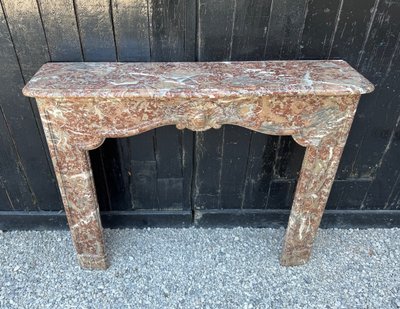 Regency style fireplace in Rance marble, 19th century