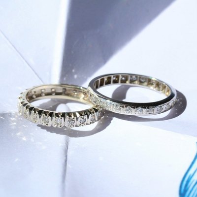 Alter Ehering Diamanten 0.65 Karat