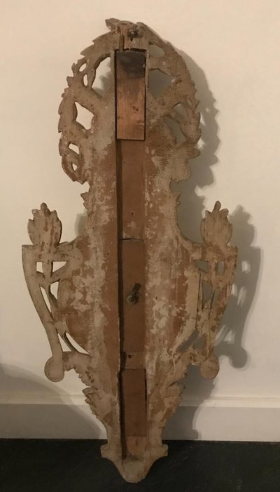 Barometer aus vergoldetem Holz aus der Zeit Ludwigs XVI.