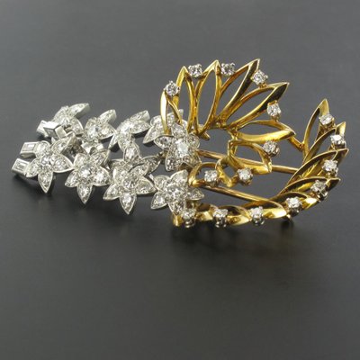Brosche Sterne Diamanten