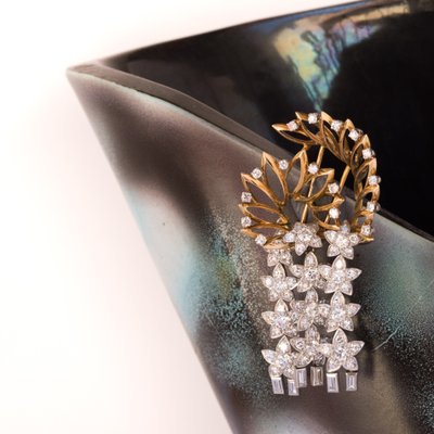 Brosche Sterne Diamanten