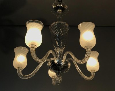 Murano-Glas-Kronleuchter, ca. 1950