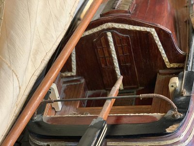 Large Model of a North Sea Sailing Ship, Boerier