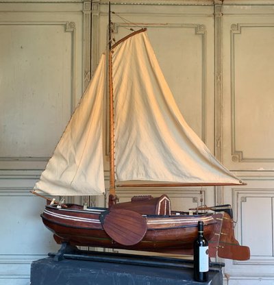 Large Model of a North Sea Sailing Ship, Boerier