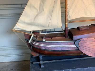 Large Model of a North Sea Sailing Ship, Boerier