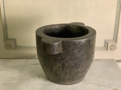 Blue Stone Mortar Height 25cm