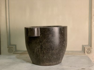 Blue Stone Mortar Height 25cm