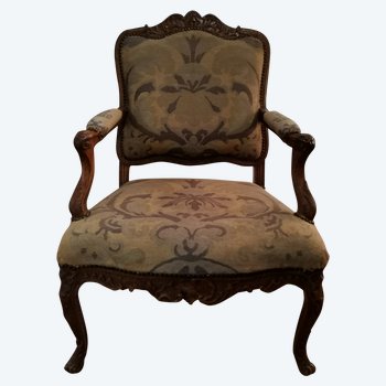 Magnifique fauteuil d'époque Régence 