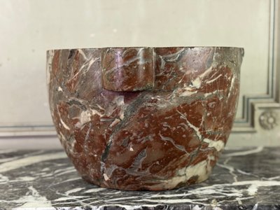 Large Rance marble mortar, 18th century