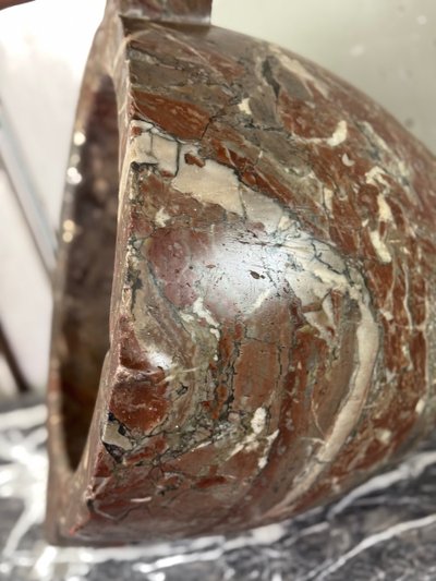 Large Rance marble mortar, 18th century