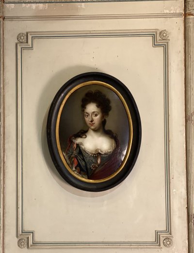 Oil On Copper, Female Portrait, Late XVII
