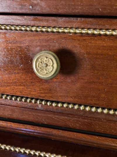 Solid Mahogany Cylinder Desk, Late 18th Century