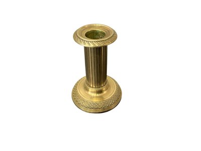 Small bronze candlestick in the Louis XVI style from the 19th century