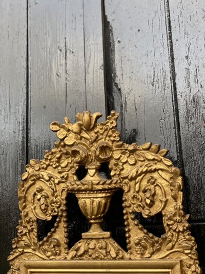 Gilded Carved Wooden Mirror, 19th Century