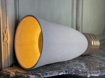 Art Deco Stoneware Lamp Circa 1940