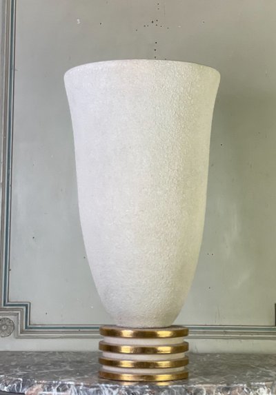 Art Deco Stoneware Lamp Circa 1940