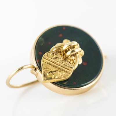 Blood Jasper Earrings And Padlock