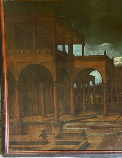 "Ideal Architectures", Oil on Canvas, 18th Century