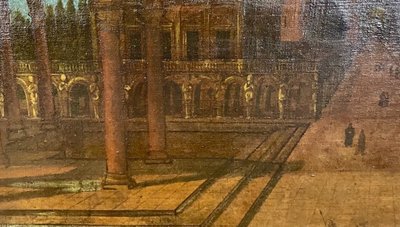 "Ideal Architectures", Oil on Canvas, 18th Century