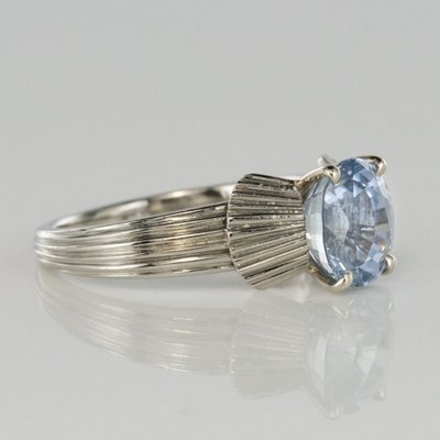 Vintage Sapphire Platinum Ring