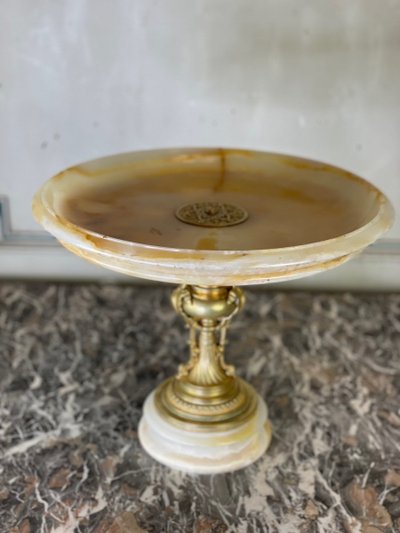Onyx and Gilt Bronze Cup Circa 1880