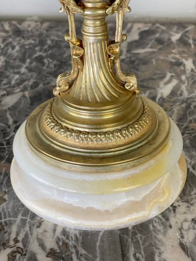 Onyx and Gilt Bronze Cup Circa 1880