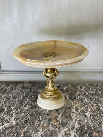Onyx and Gilt Bronze Cup Circa 1880