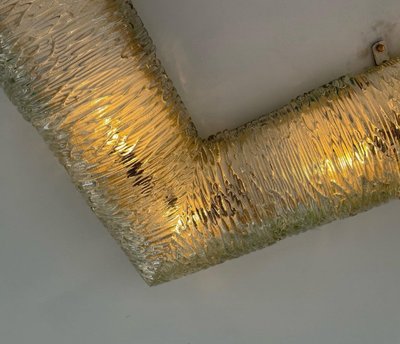 Murano Glass Ceiling Chandelier, Barovier, Circa 1950