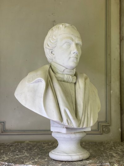 Carrara Marble Bust Early 19th Century