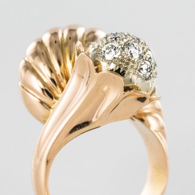  Gold And Diamond Couture Ring