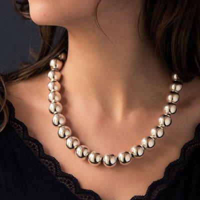 Collier Perles d'Argent