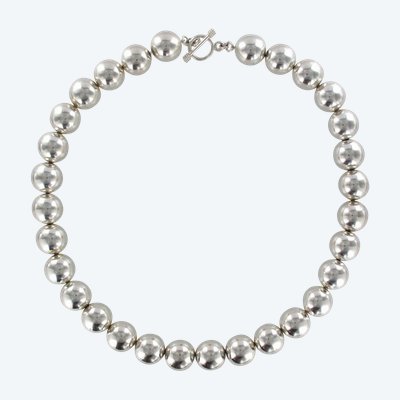 Silver Pearls Necklace