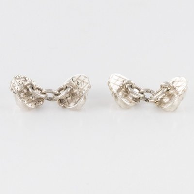Silberne Manschettenknöpfe Putten