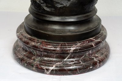 Scultura in bronzo patinato raffigurante la "Nimphe de bois" firmata "Louis Moreau" Francia 19siecle