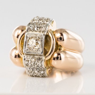 Ring Tank Larges Godrons And Diamonds
