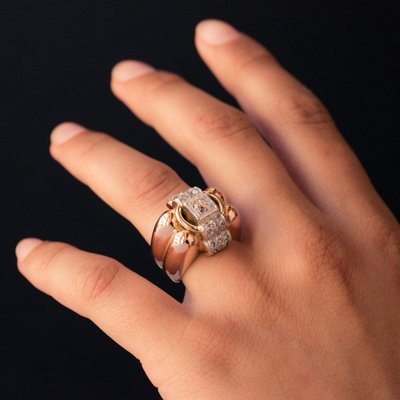 Ring Tank Larges Godrons And Diamonds