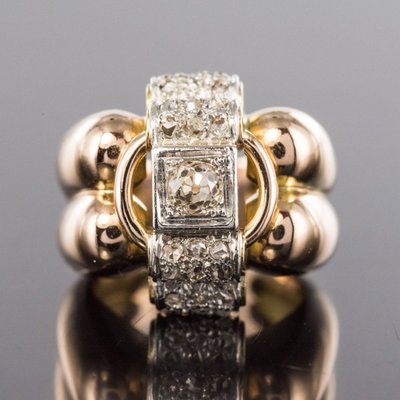 Ring Tank Larges Godrons And Diamonds
