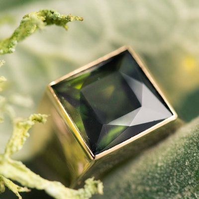 Chevalière Ancienne Tourmaline