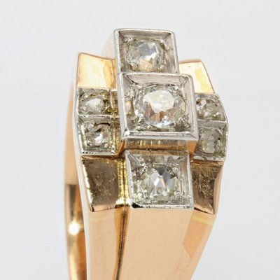 Tank Diamond Bridge Ring