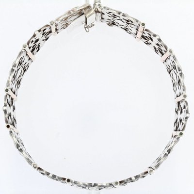 Bracelet Ancien Argent Et Vermeil
