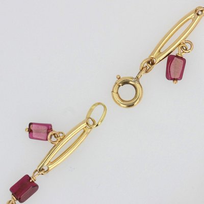 Bracelet En Or Et Grenats