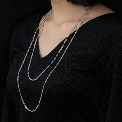 Collana in argento antico