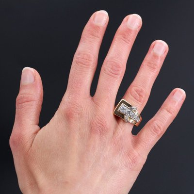 Ring Tank Asymmetrisch Diamanten